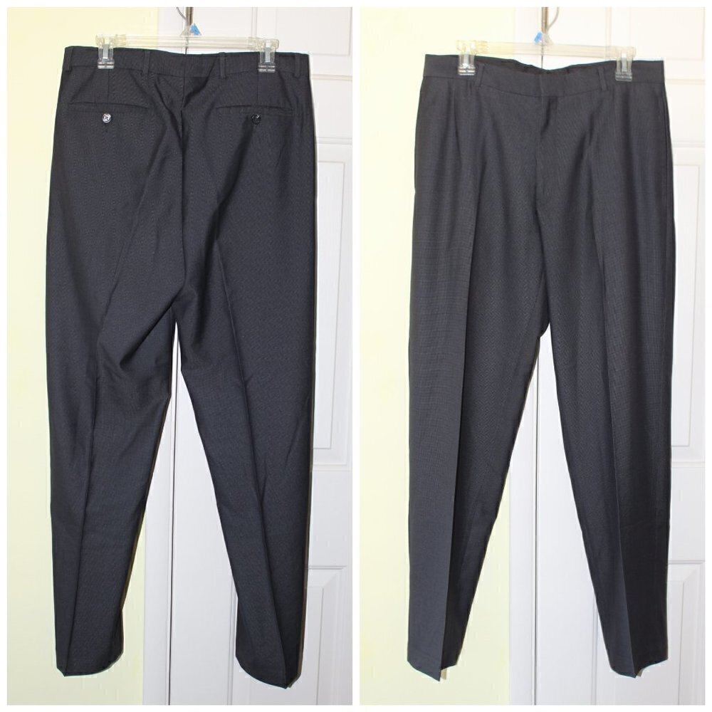 The Savile Row Company Men Dress Pants Straights legs Size W32/L32 wool blend